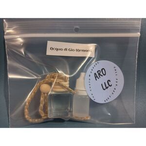 "Acqua di Gio" (Arm@ni type) Hanging Car Diffuser- 8 ml plus refill